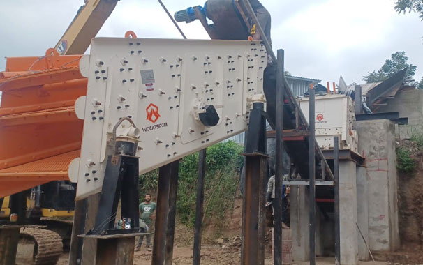 250–300 TPH Limestone Stationary Crushing Plant in West Africa