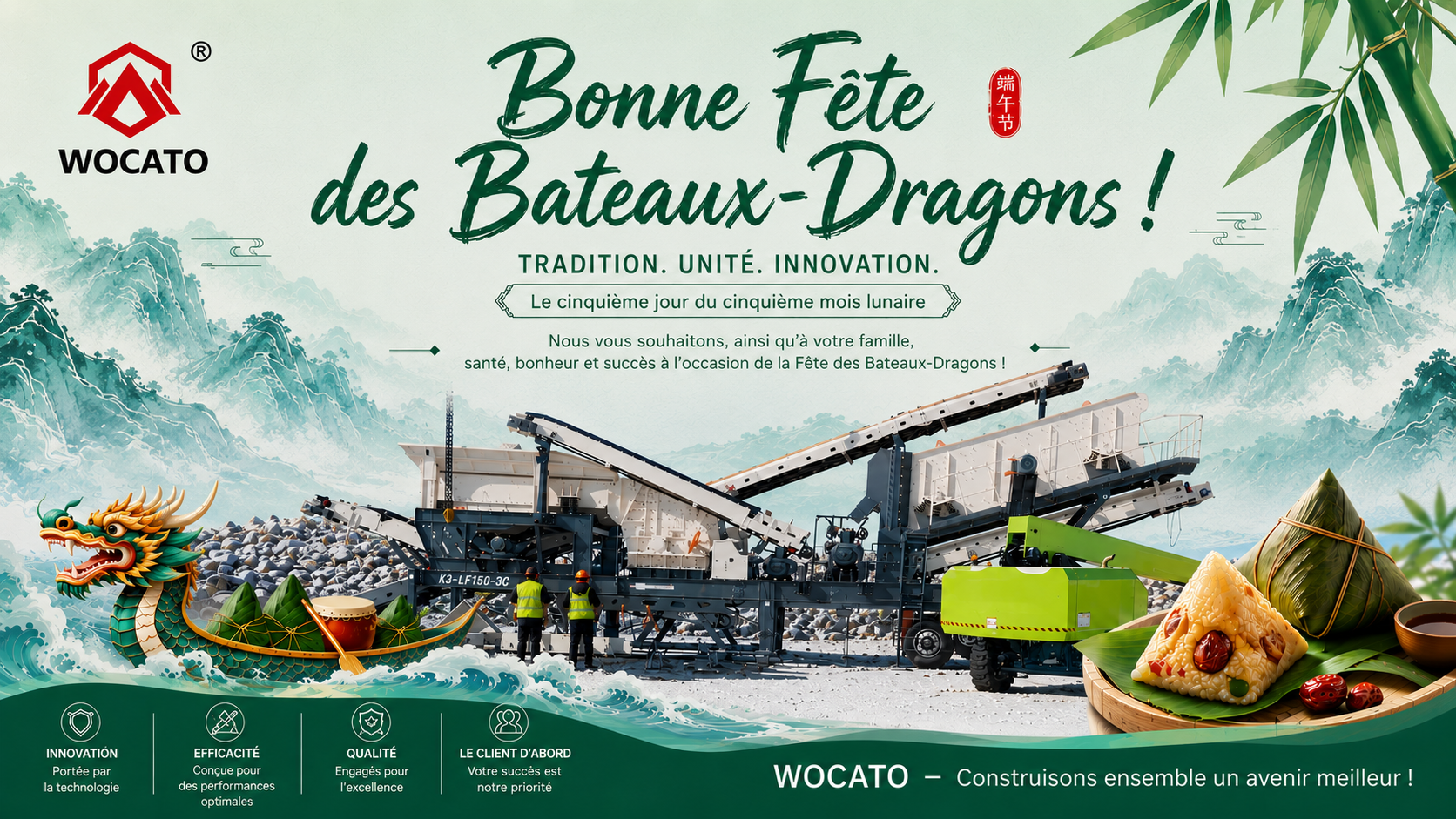 Message de WOCATO à l'occasion de la Fête des Bateaux-Dragons