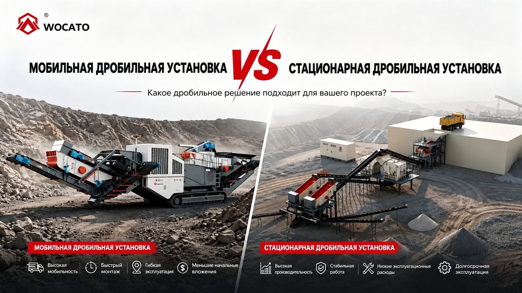 Мобильная дробилка или стационарный дробильный комплекс: какое решение выбрать для вашего проекта?