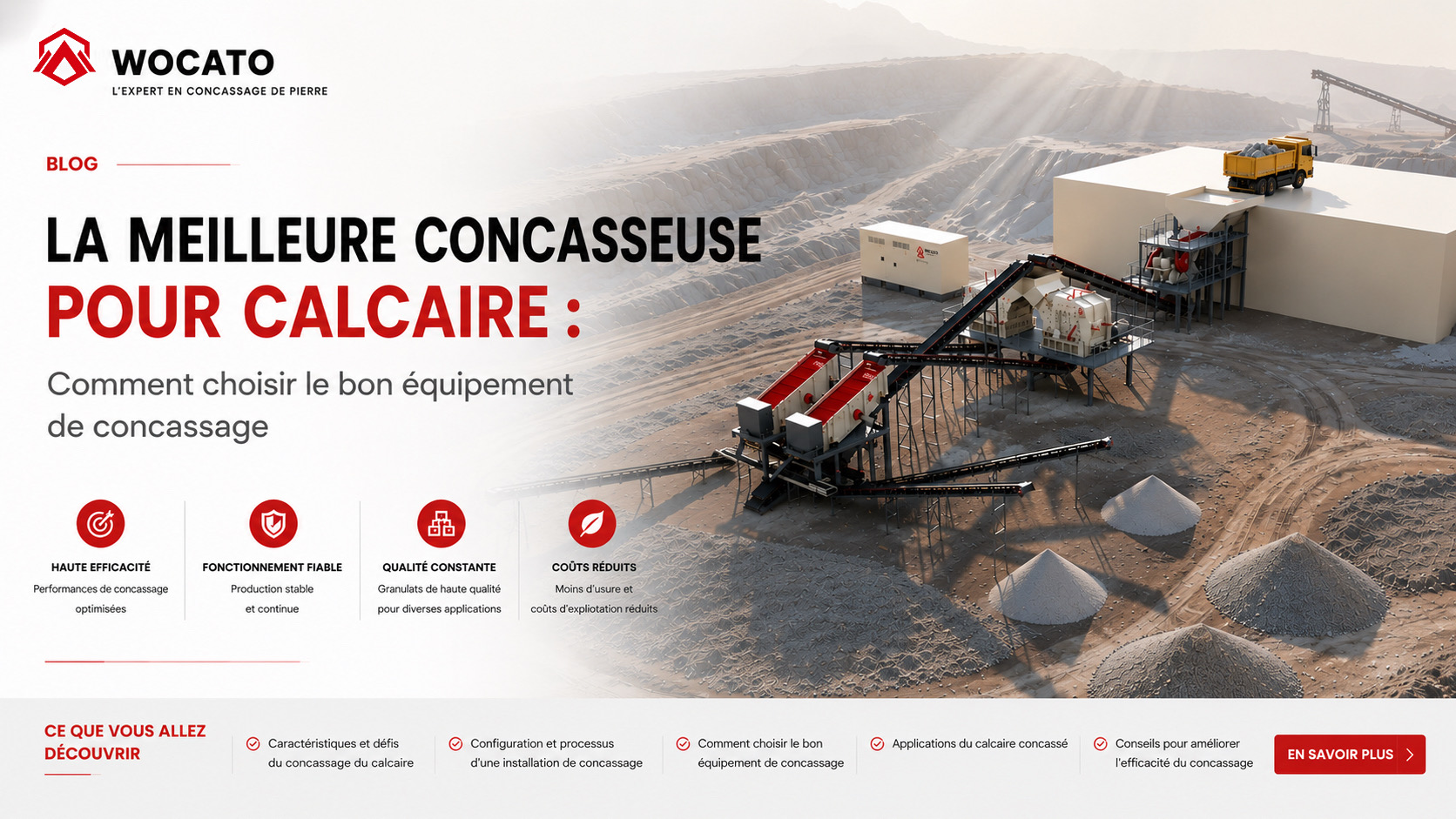 Le Meilleur Concasseur pour le Calcaire : Comment Choisir l'Équipement de Concassage Adapté