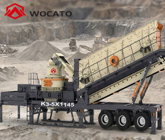 K3 Mobile Wheeled VSI Sandmaking Plant