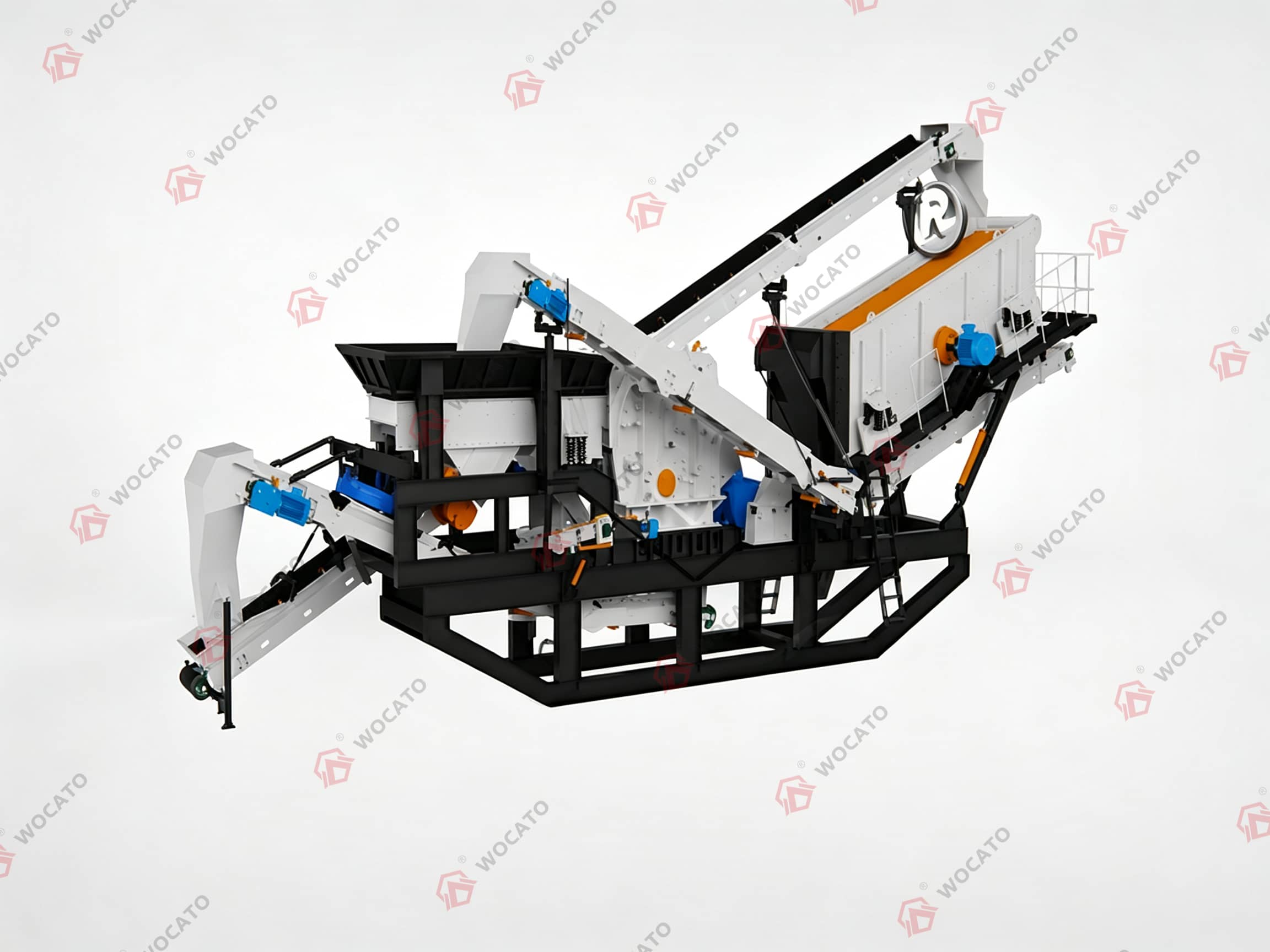 50-80T/H Skid-mounted Crushing Plant 