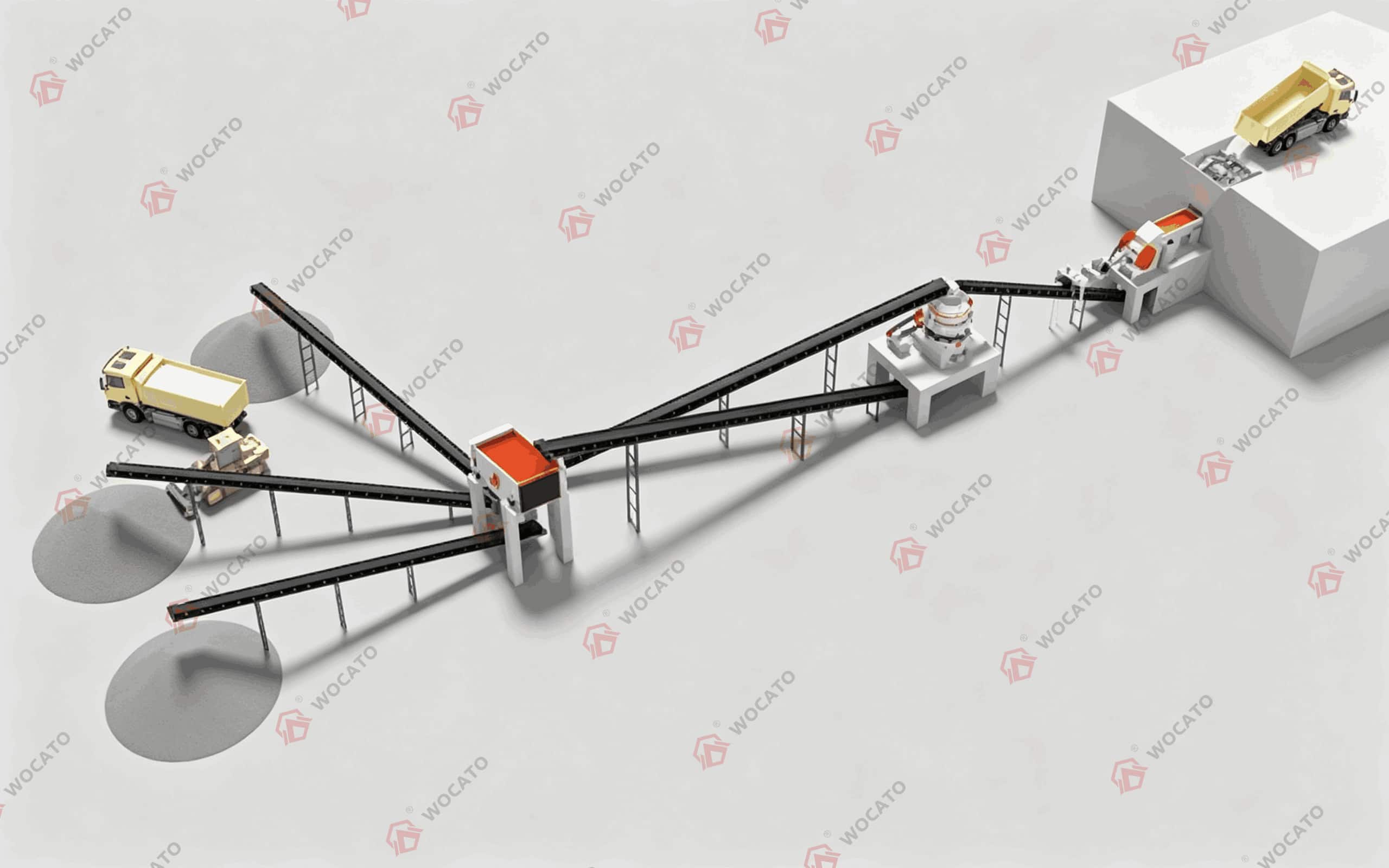 30-50T/H Hard Rock Crushing Plant 