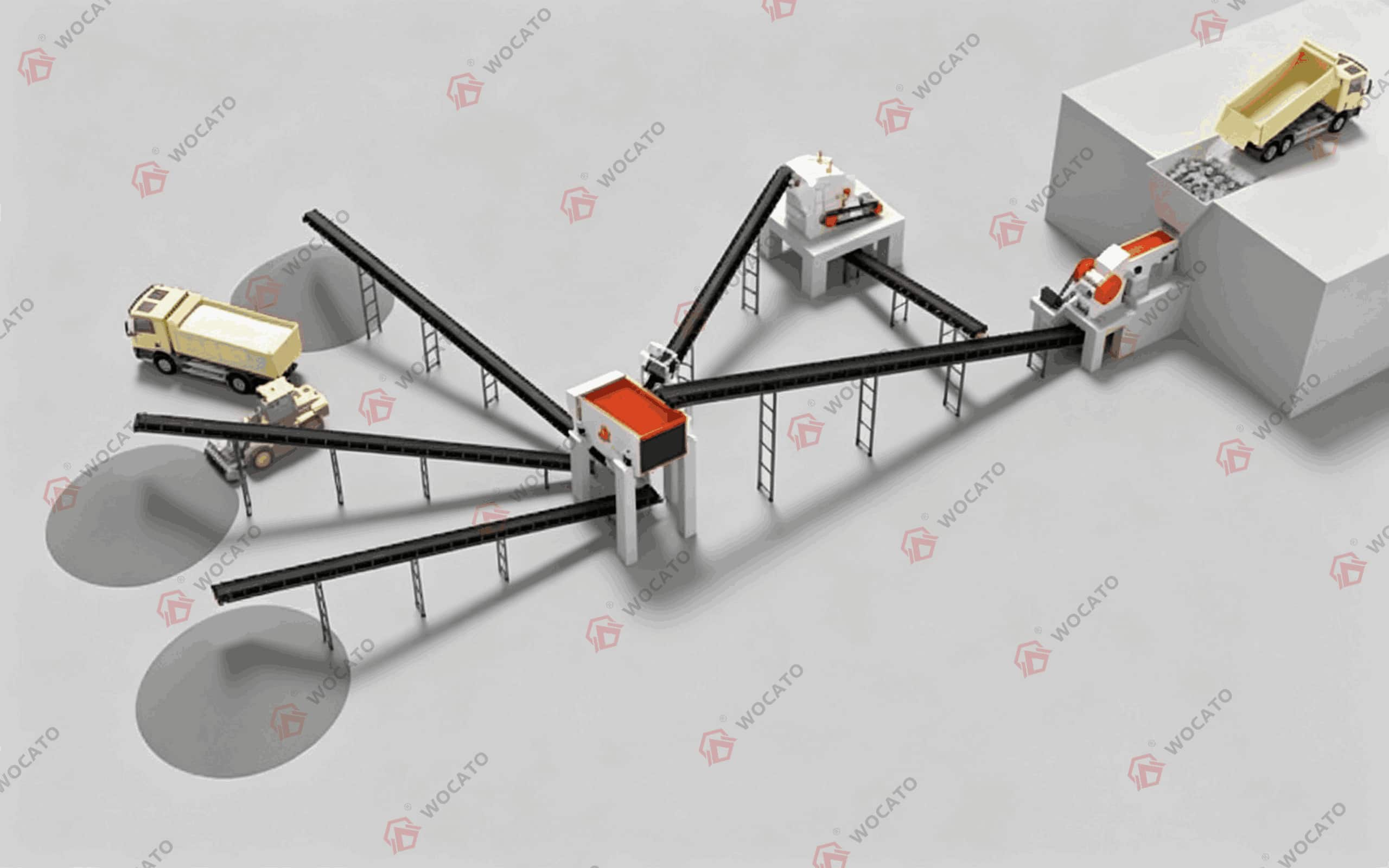 30-50T/H Soft Rock Crushing Plant 