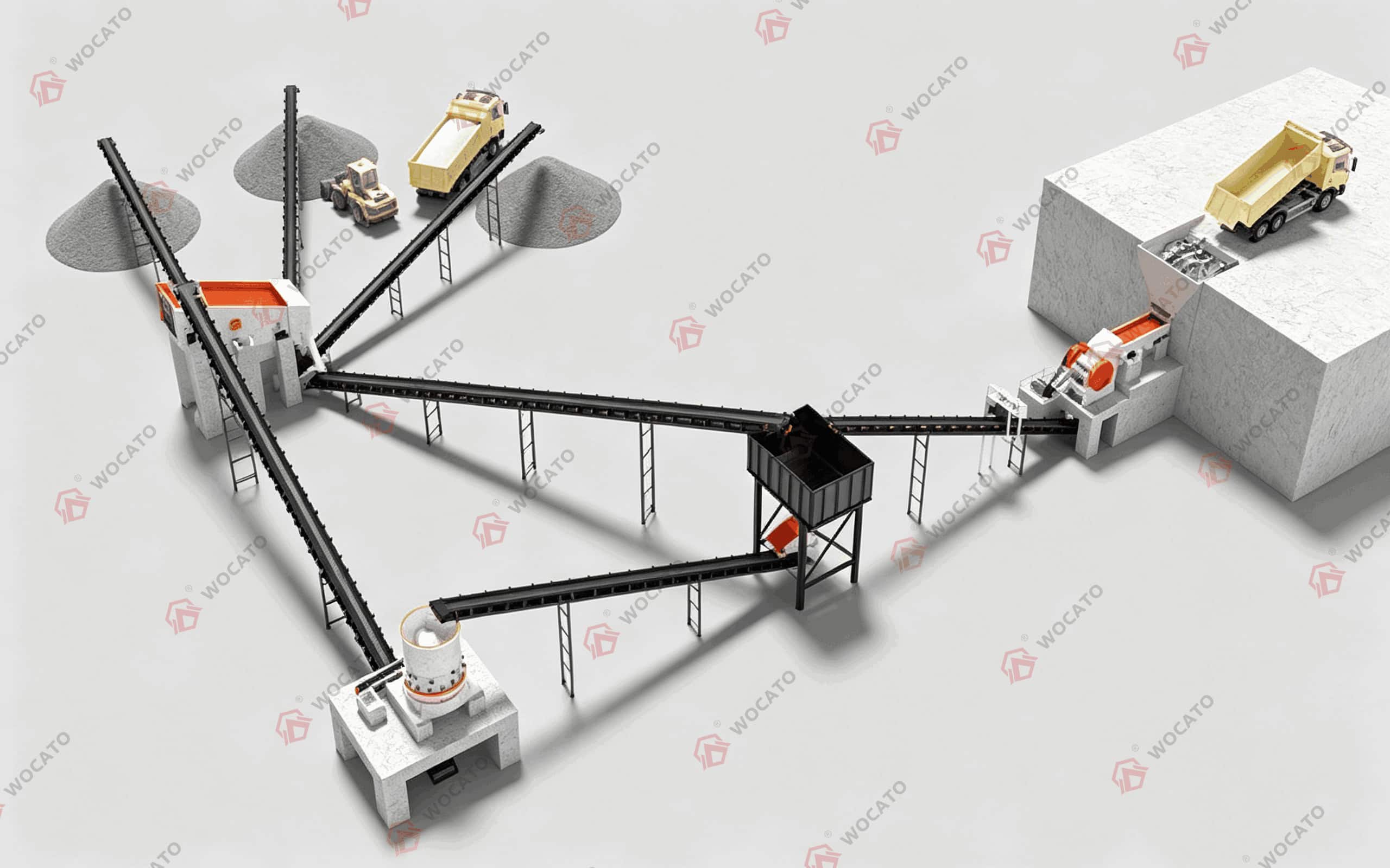 100-150T/H  Hard Rock Crushing Plant 