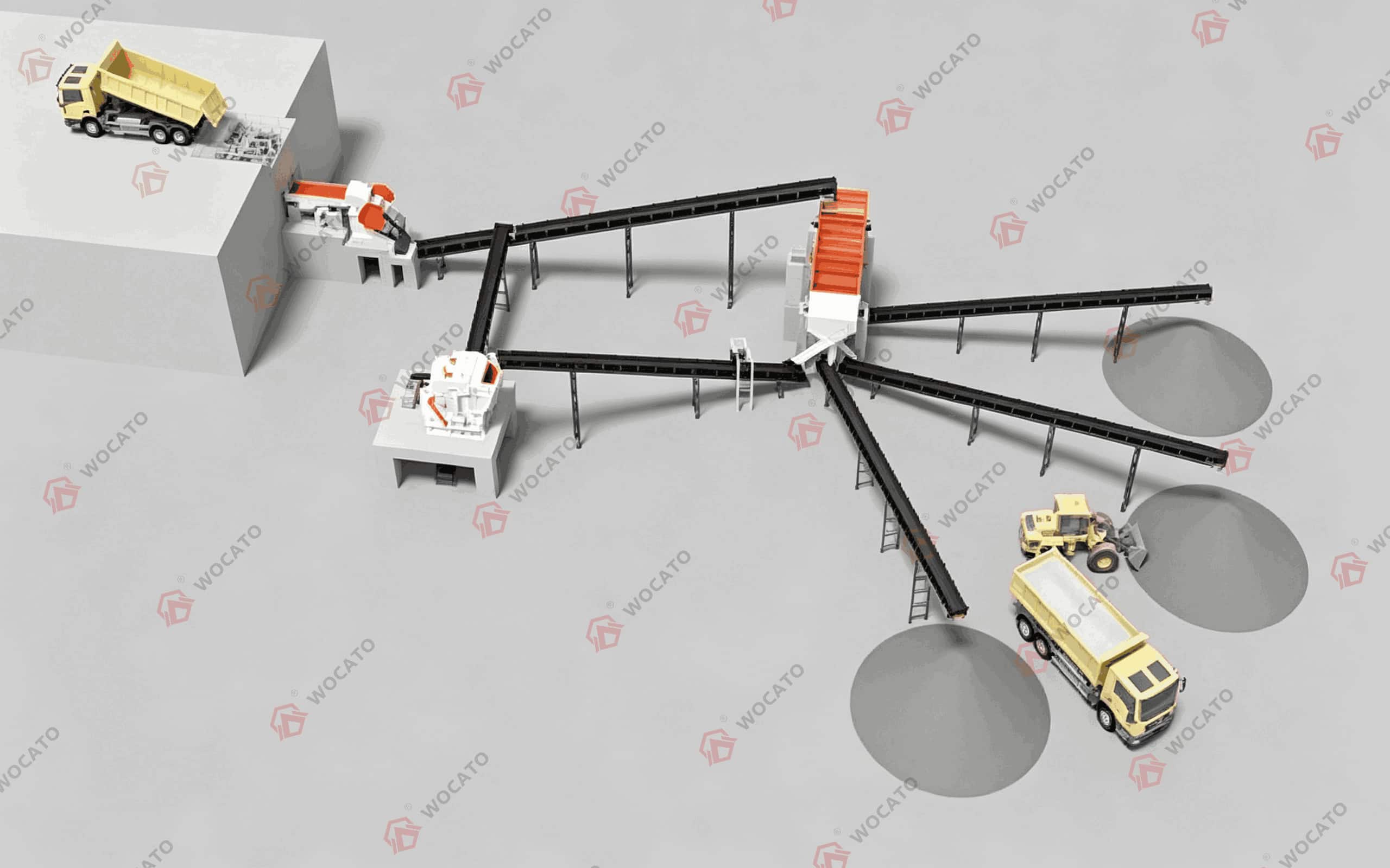50-80T/H  Soft Rock Crushing Plant 