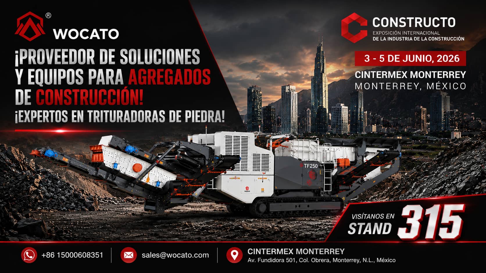 Meet WOCATO at CONSTRUCTO 2026 in Mexico
