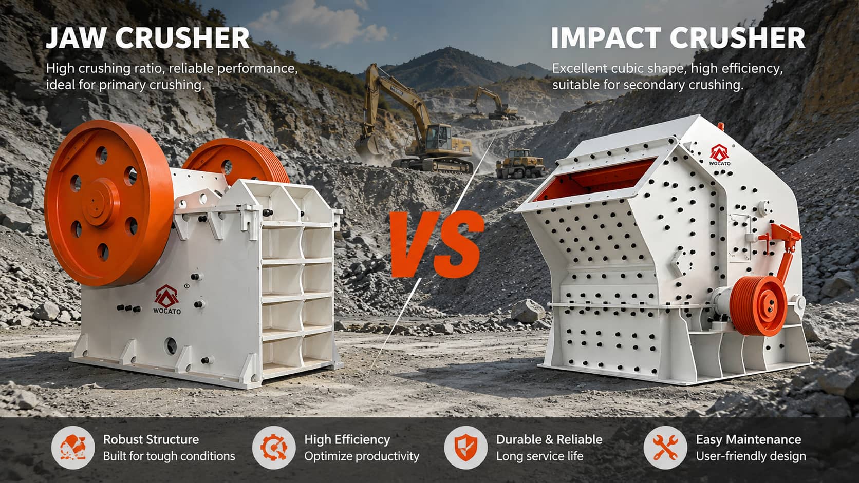 Jaw Crusher vs Impact Crusher: Which Crusher Is Better for Your Project?